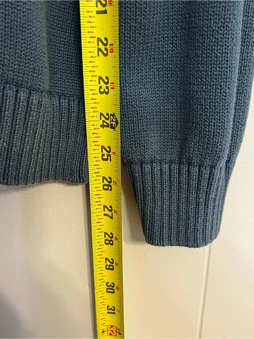 L.L. Bean 100% Cotton Knit Quarter-Zip‎ Sweater Size M
